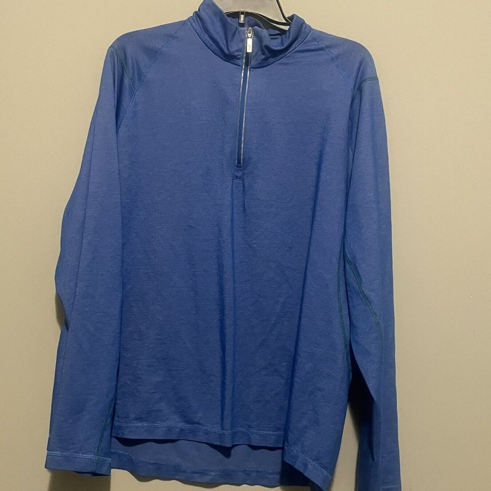 Tommy Bahama Pullover Men's Large Pullover 1/4 Zip Stretch Golf